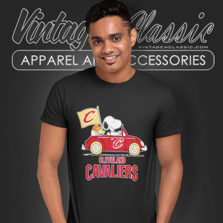 Cleveland Cavaliers Basketball Snoopy Dog Driving Car T Shirt Cleveland Cavaliers Basketball Snoopy Dog Driving Car T Shirt