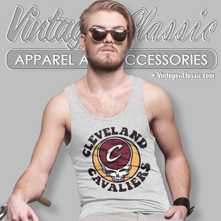 Cleveland Cavaliers Grateful Dead Tank Top Racerback Cleveland Cavaliers Grateful Dead Tank Top Racerback