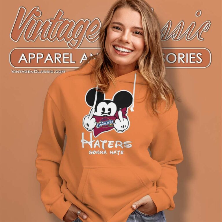 Cleveland Cavaliers Haters Gonna Hate Mickey Mouse Hoodie Cleveland Cavaliers Haters Gonna Hate Mickey Mouse Hoodie
