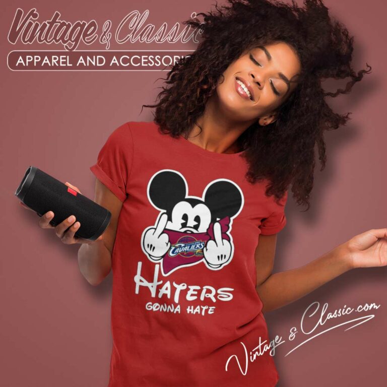Cleveland Cavaliers Haters Gonna Hate Mickey Mouse Women TShirt Cleveland Cavaliers Haters Gonna Hate Mickey Mouse Women TShirt