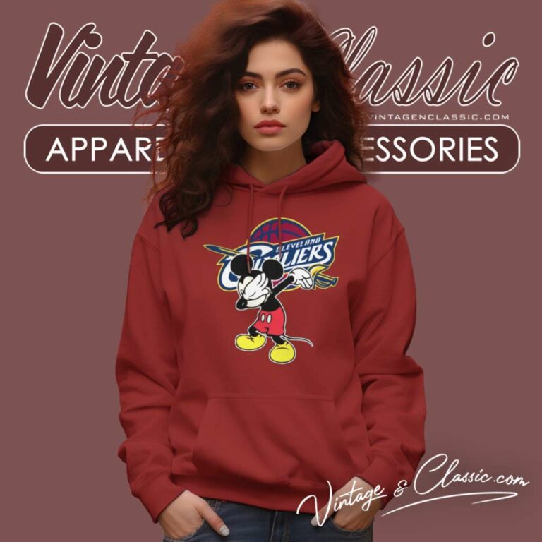 Cleveland Cavaliers Nba Basketball Dabbing Mickey Hoodie Cleveland Cavaliers Nba Basketball Dabbing Mickey Hoodie