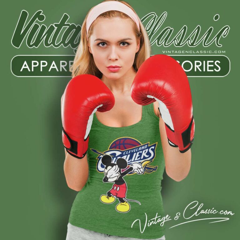 Cleveland Cavaliers Nba Basketball Dabbing Mickey Tank Top Racerback Cleveland Cavaliers Nba Basketball Dabbing Mickey Tank Top Racerback