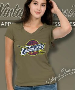 Cleveland Cavaliers Primary Logo Pullover V Neck TShirt