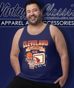 Cleveland Cavaliers Professional Basketball 1970 Tank Top Racerback
