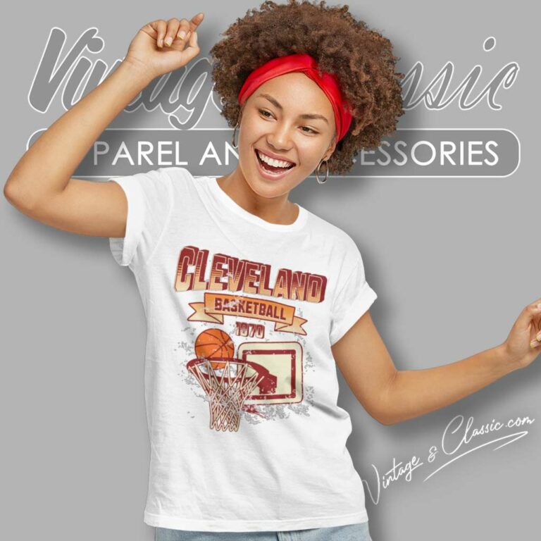 Cleveland Cavaliers Professional Basketball 1970 Women TShirt Cleveland Cavaliers Professional Basketball 1970 Women TShirt