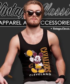 Cleveland Cavaliers Shirt Junk Food Vintage Mickey Baller Tank Top Racerback