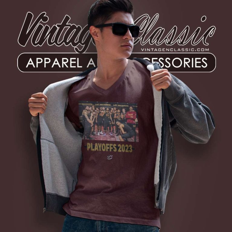 Cleveland Cavaliers Shop Playoffs Player 2023 V Neck TShirt Cleveland Cavaliers Shop Playoffs Player 2023 V Neck TShirt