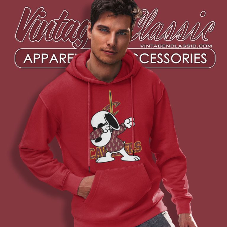 Cleveland Cavaliers Snoopy Dabbing Hoodie Cleveland Cavaliers Snoopy Dabbing Hoodie