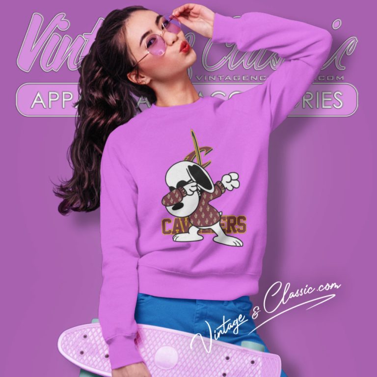 Cleveland Cavaliers Snoopy Dabbing Sweatshirt Cleveland Cavaliers Snoopy Dabbing Sweatshirt