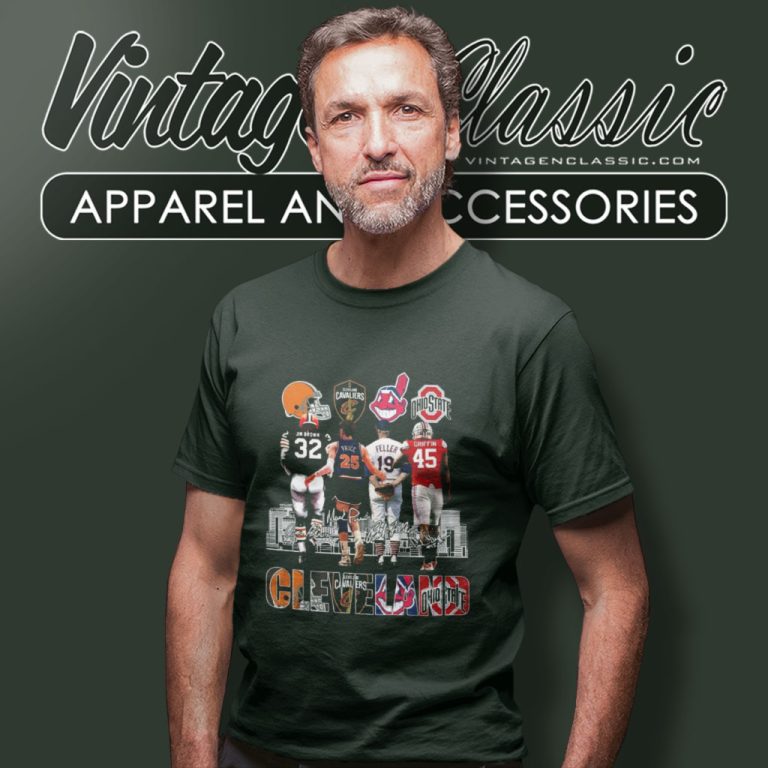 Cleveland City Champion Legend Signatures T Shirt Cleveland City Champion Legend Signatures T Shirt