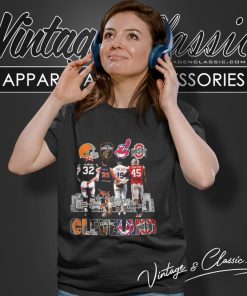 Cleveland City Champion Legend Signatures Women T Shirt