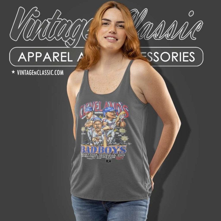 Cleveland Indians Bad Boys Tank Top Racerback Cleveland Indians Bad Boys Tank Top Racerback