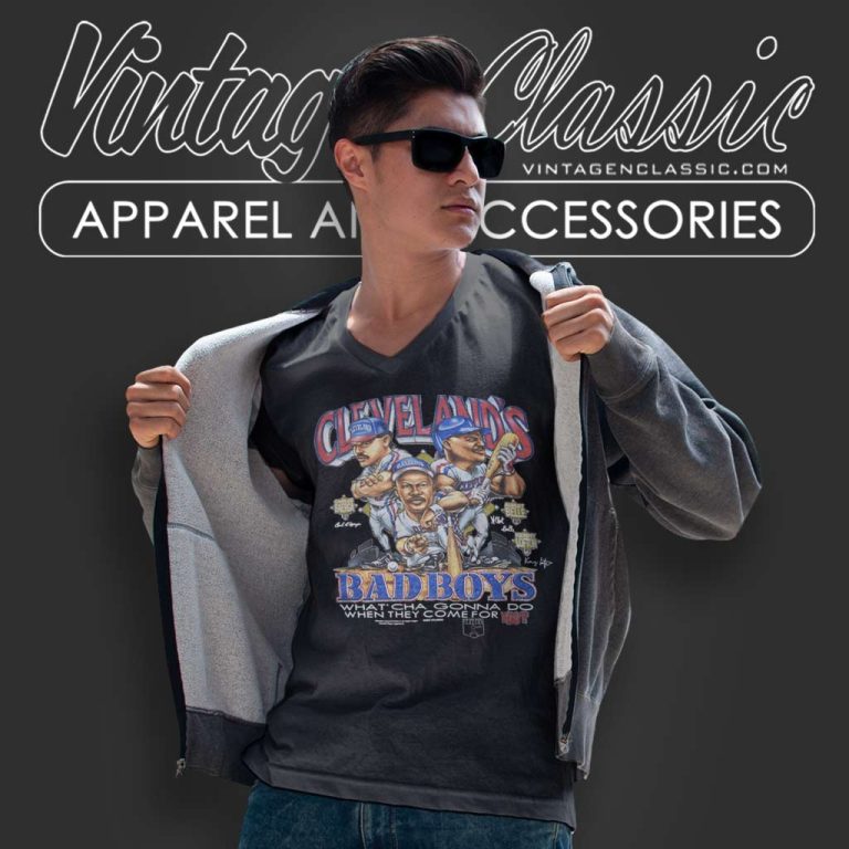 Cleveland Indians Bad Boys V Neck TShirt Cleveland Indians Bad Boys V Neck TShirt