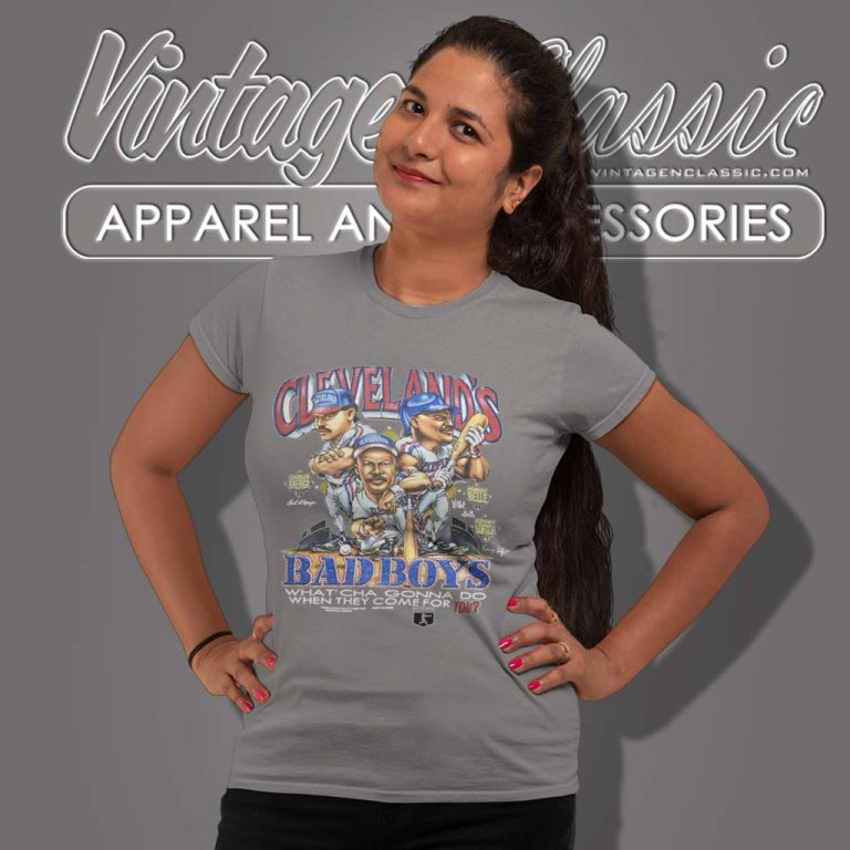 Cleveland Indians Bad Boys Women TShirt Cleveland Indians Bad Boys Women TShirt