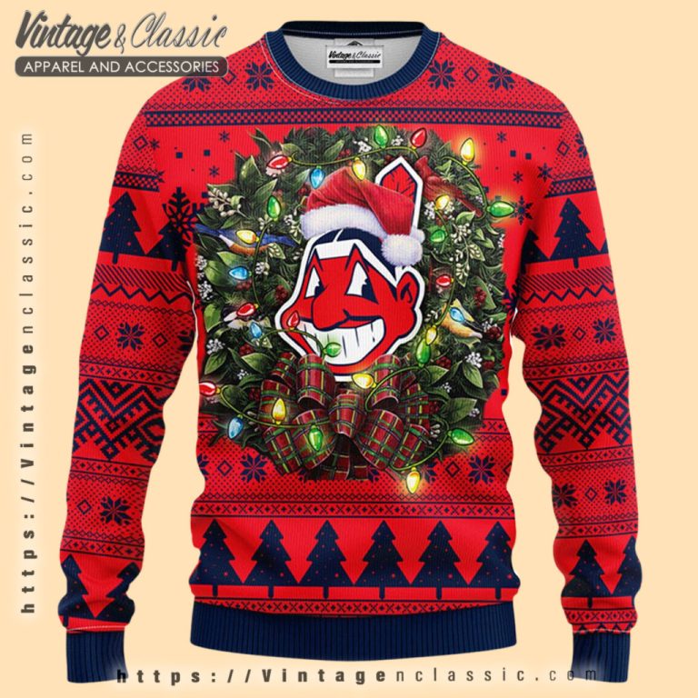 Cleveland Indians Funny Ugly Christmas Sweater Ugly Christmas Sweater Cleveland Indians Funny Ugly Christmas Sweater Ugly Christmas Sweater