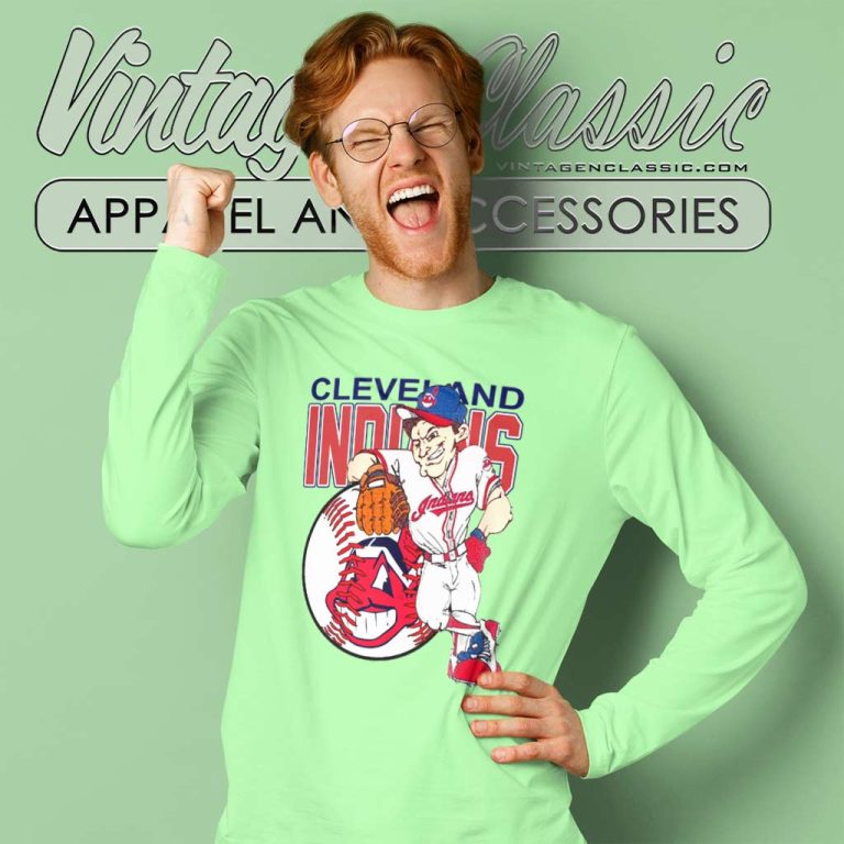 Cleveland Indians Mlb Baseball Long Sleeve Tee Cleveland Indians Mlb Baseball Long Sleeve Tee