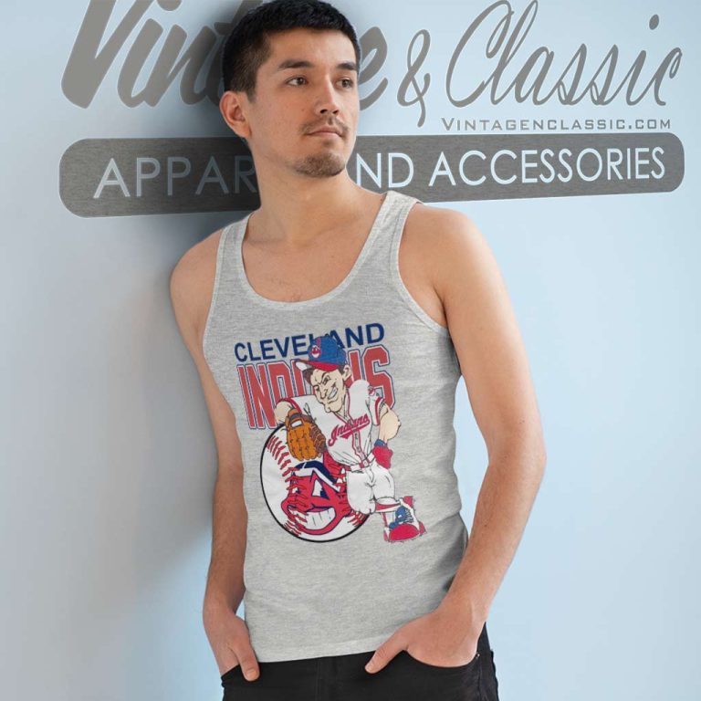 Cleveland Indians Mlb Baseball Tank Top Racerback Cleveland Indians Mlb Baseball Tank Top Racerback