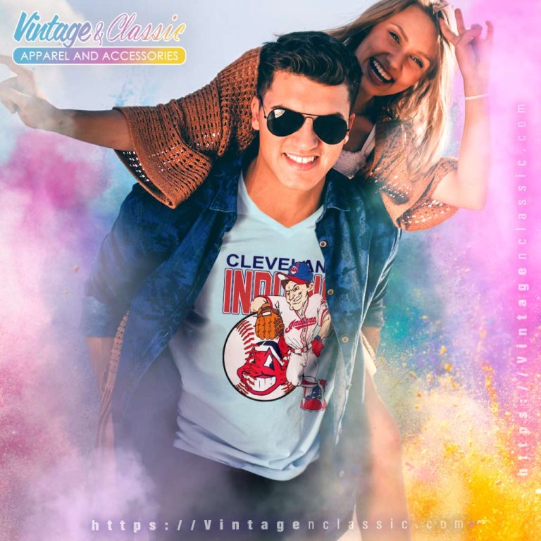 Cleveland Indians Mlb Baseball V Neck TShirt Cleveland Indians Mlb Baseball V Neck TShirt