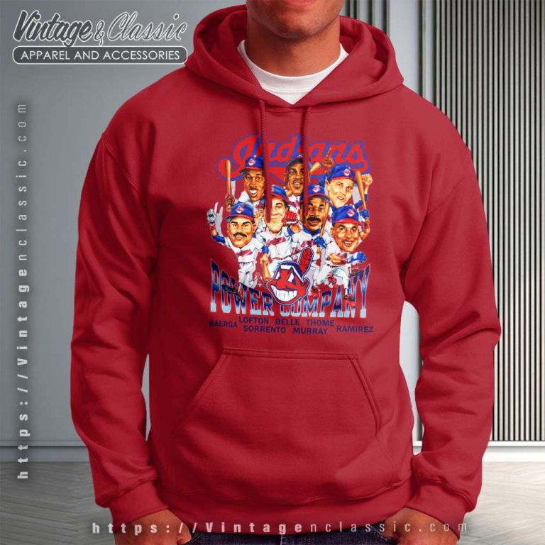 Cleveland Indians Power Company Hoodie Cleveland Indians Power Company Hoodie