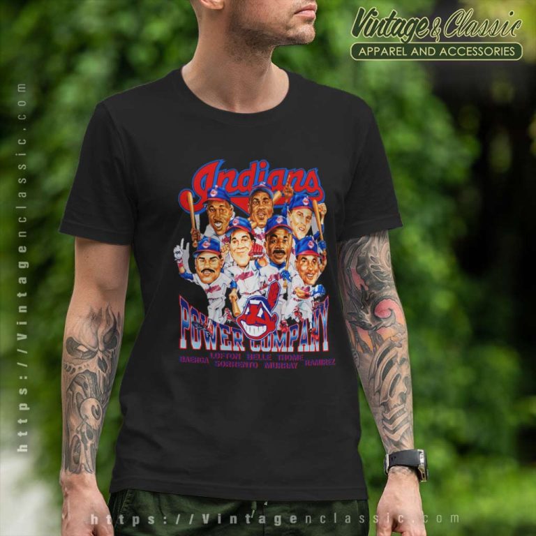 Cleveland Indians Power Company T Shirt Cleveland Indians Power Company T Shirt