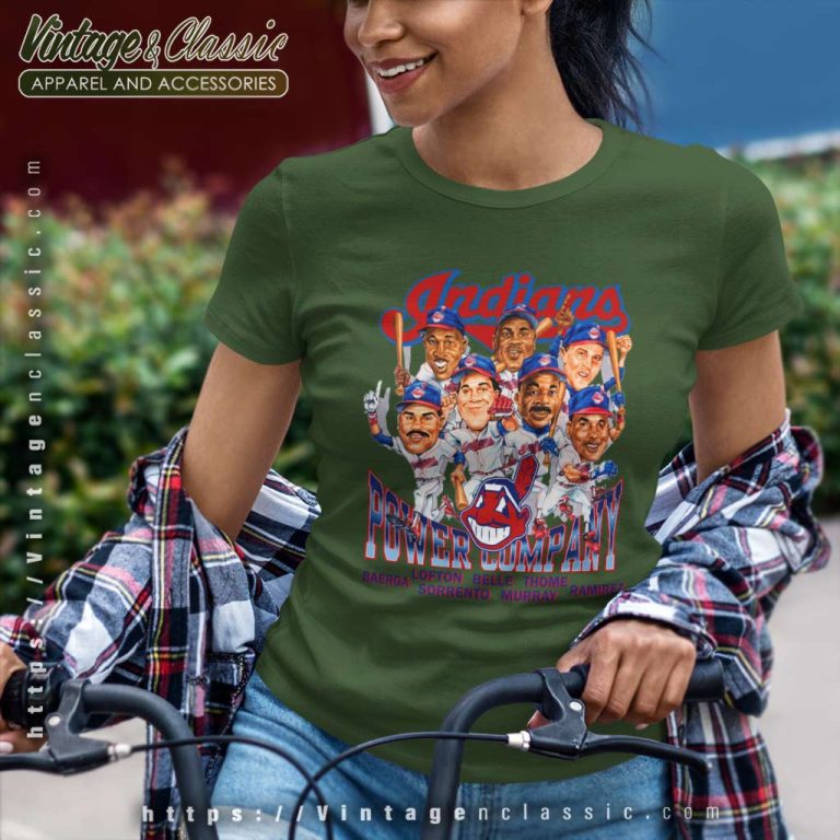 Cleveland Indians Power Company Women TShirt Cleveland Indians Power Company Women TShirt