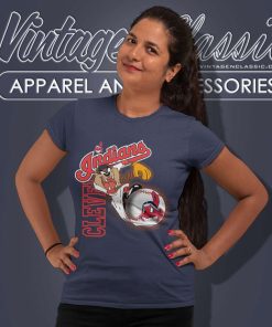 Cleveland Indians Tasmanian Devil Taz Women TShirt