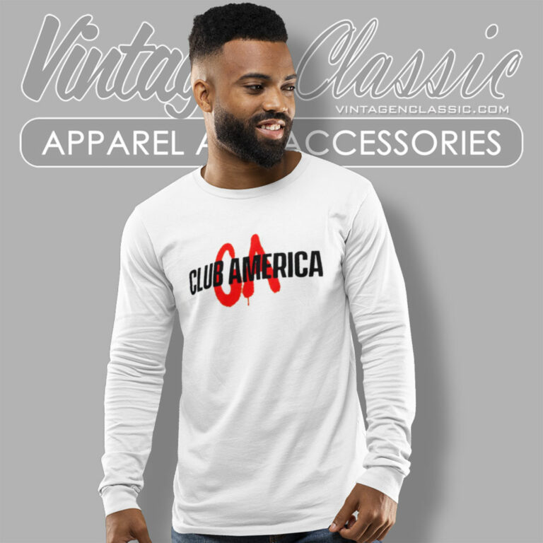 Club America Champion Shirt Sweden Club America Two Hit Wordmark Long Sleeve Tee Club America Champion Shirt Sweden Club America Two Hit Wordmark Long Sleeve Tee