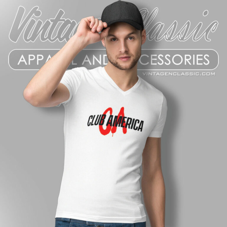 Club America Champion Shirt Sweden Club America Two Hit Wordmark V Neck TShirt Club America Champion Shirt Sweden Club America Two Hit Wordmark V Neck TShirt