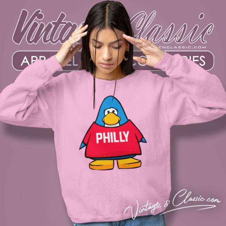 Club Penguin Philadelphia 76ers Basketball Sweatshirt Club Penguin Philadelphia 76ers Basketball Sweatshirt