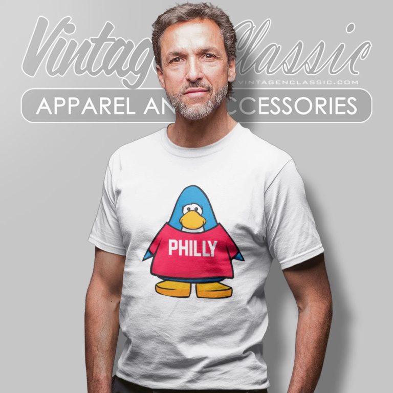 Club Penguin Philadelphia 76ers Basketball T Shirt Club Penguin Philadelphia 76ers Basketball T Shirt