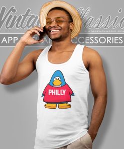 Club Penguin Philadelphia 76ers Basketball Tank Top Racerback