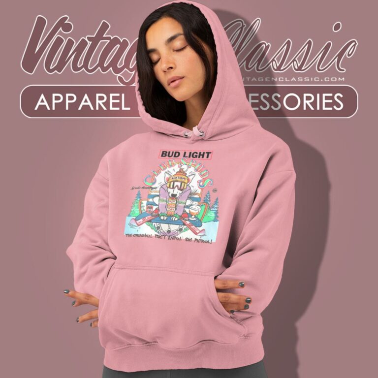 Club Spuds Mackenzie Bud Light Beer Hoodie Club Spuds Mackenzie Bud Light Beer Hoodie