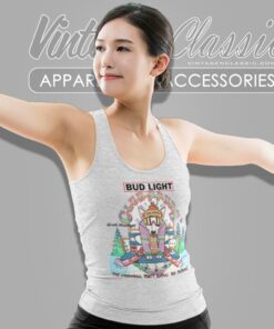 Club Spuds Mackenzie Bud Light Beer Tank Top Racerback