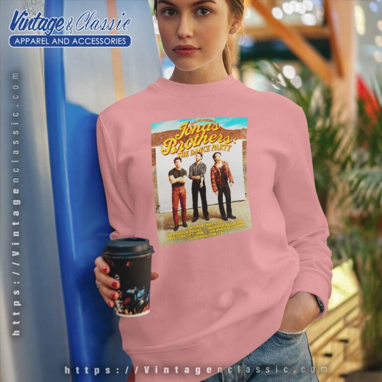 Club90s Jonas Brothers Dance Parties Shirt The Tour Sweatshirt Club90s Jonas Brothers Dance Parties Shirt The Tour Sweatshirt