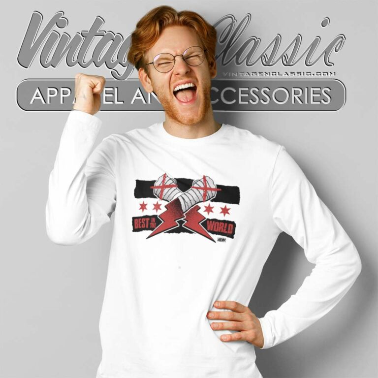 Cm Punk Best In The World Ringer Wrestling Aew Long Sleeve Tee Cm Punk Best In The World Ringer Wrestling Aew Long Sleeve Tee