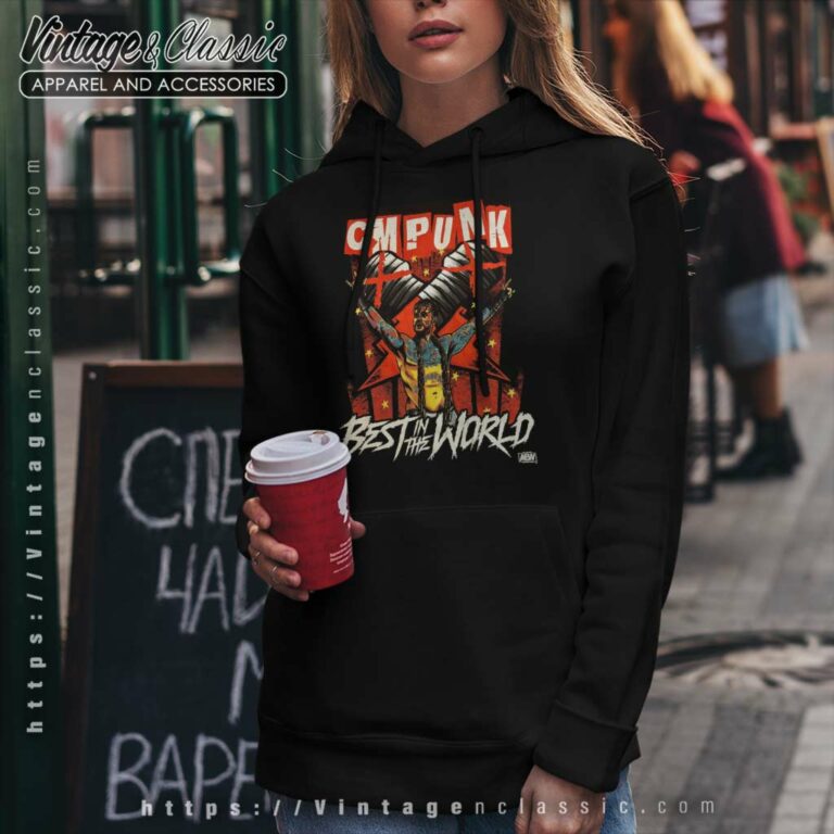 Cm Punk Best In The World Shirt Aew All Elite Wrestling Crate Exclusive Hoodie Cm Punk Best In The World Shirt Aew All Elite Wrestling Crate Exclusive Hoodie