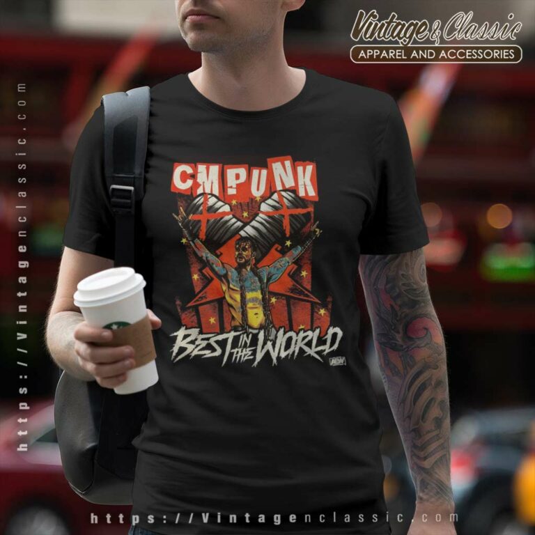 Cm Punk Best In The World Shirt Aew All Elite Wrestling Crate Exclusive T Shirt Cm Punk Best In The World Shirt Aew All Elite Wrestling Crate Exclusive T Shirt
