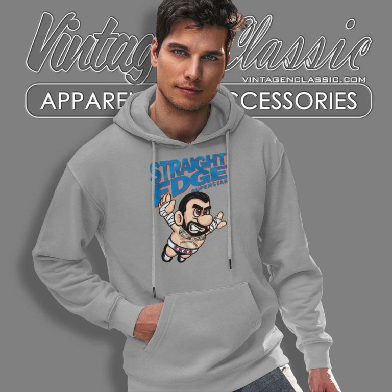 Cm Punk Super Straight Edge Hoodie Cm Punk Super Straight Edge Hoodie