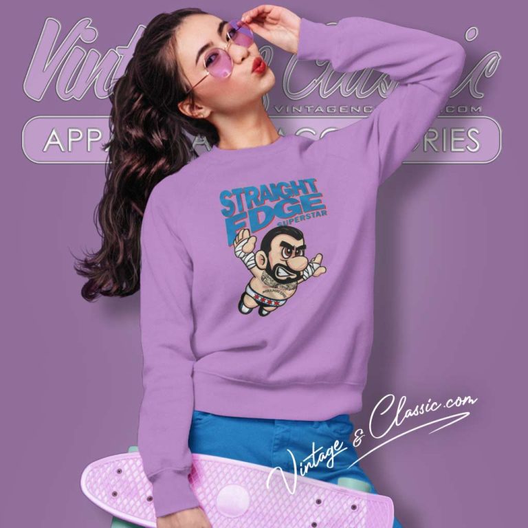 Cm Punk Super Straight Edge Sweatshirt Cm Punk Super Straight Edge Sweatshirt