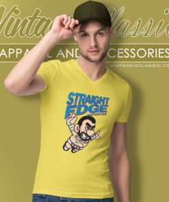Cm Punk Super Straight Edge V Neck TShirt