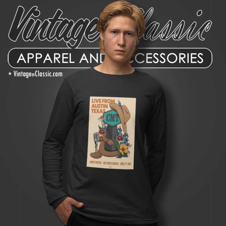 Cmt Music Awards April 7 2024 Moody Center Austin Tx Poster Long Sleeve Tee Cmt Music Awards April 7 2024 Moody Center Austin Tx Poster Long Sleeve Tee