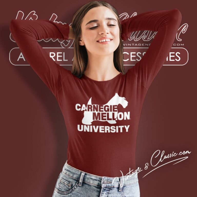 Cmu Carnegie Mellon University Long Sleeve Tee Cmu Carnegie Mellon University Long Sleeve Tee