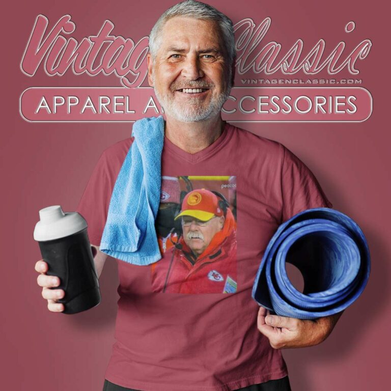 Coach Andy Reid Frozen Mustache V Neck TShirt Coach Andy Reid Frozen Mustache V Neck TShirt