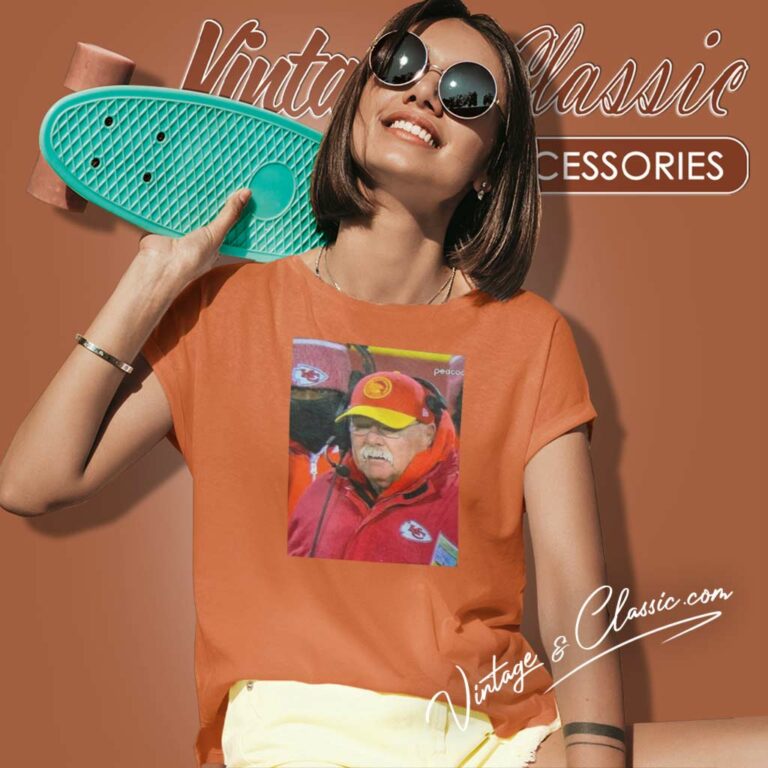 Coach Andy Reid Frozen Mustache Women TShirt Coach Andy Reid Frozen Mustache Women TShirt