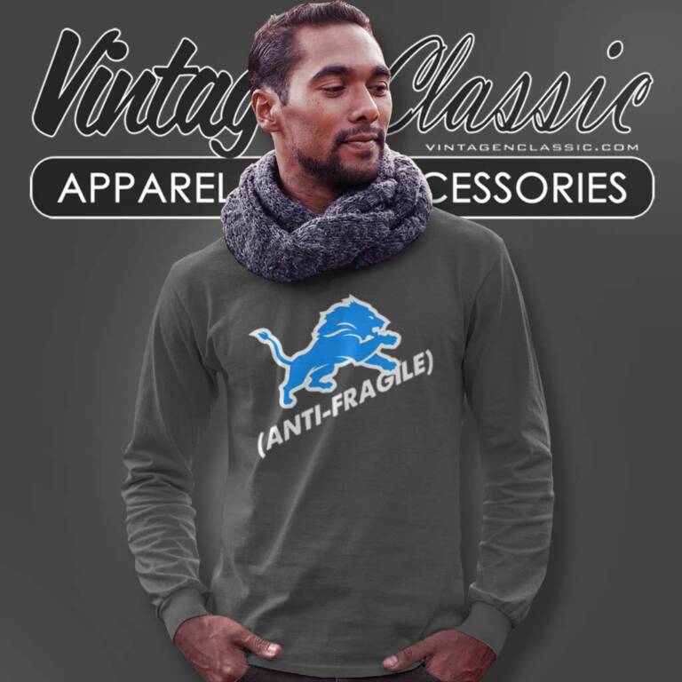 Coach Dan Campbell Lions Anti Fragile Long Sleeve Tee Coach Dan Campbell Lions Anti Fragile Long Sleeve Tee