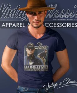 Coach Jim Harbaugh Shirt University Of Michigan Coach V Neck TShirt