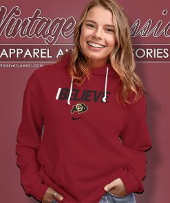 Coach Prime Believe Colorado Buffaloes Logo Hoodie
