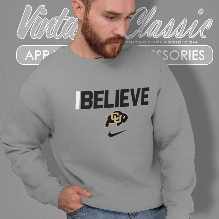 Coach Prime Believe Colorado Buffaloes Logo Sweatshirt Coach Prime Believe Colorado Buffaloes Logo Sweatshirt
