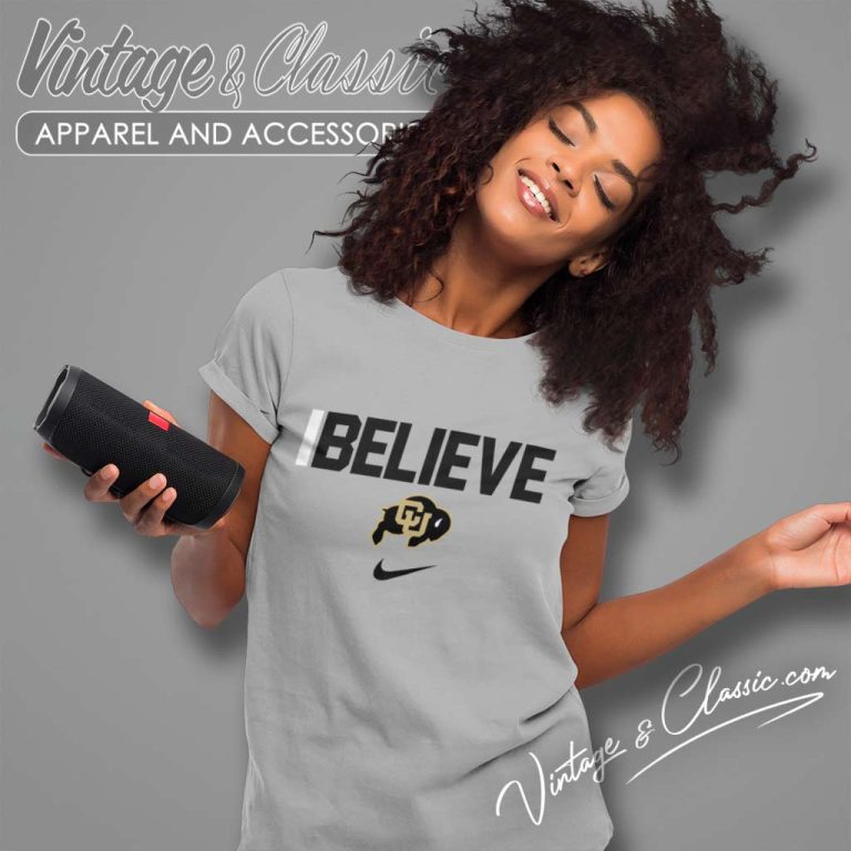 Coach Prime Believe Colorado Buffaloes Logo Women TShirt Coach Prime Believe Colorado Buffaloes Logo Women TShirt
