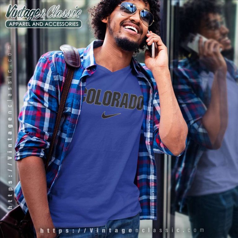 Coach Prime Colorado Buffaloes Nike Logo V Neck TShirt Coach Prime Colorado Buffaloes Nike Logo V Neck TShirt